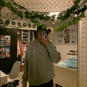 thrifted oversized crewneck
